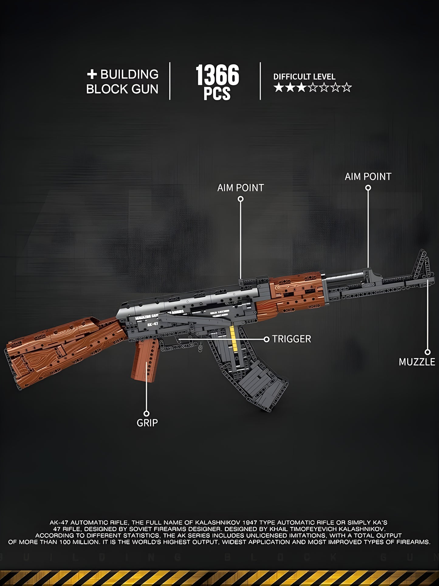 CodBricks Ak-47 (1238) Pièces
